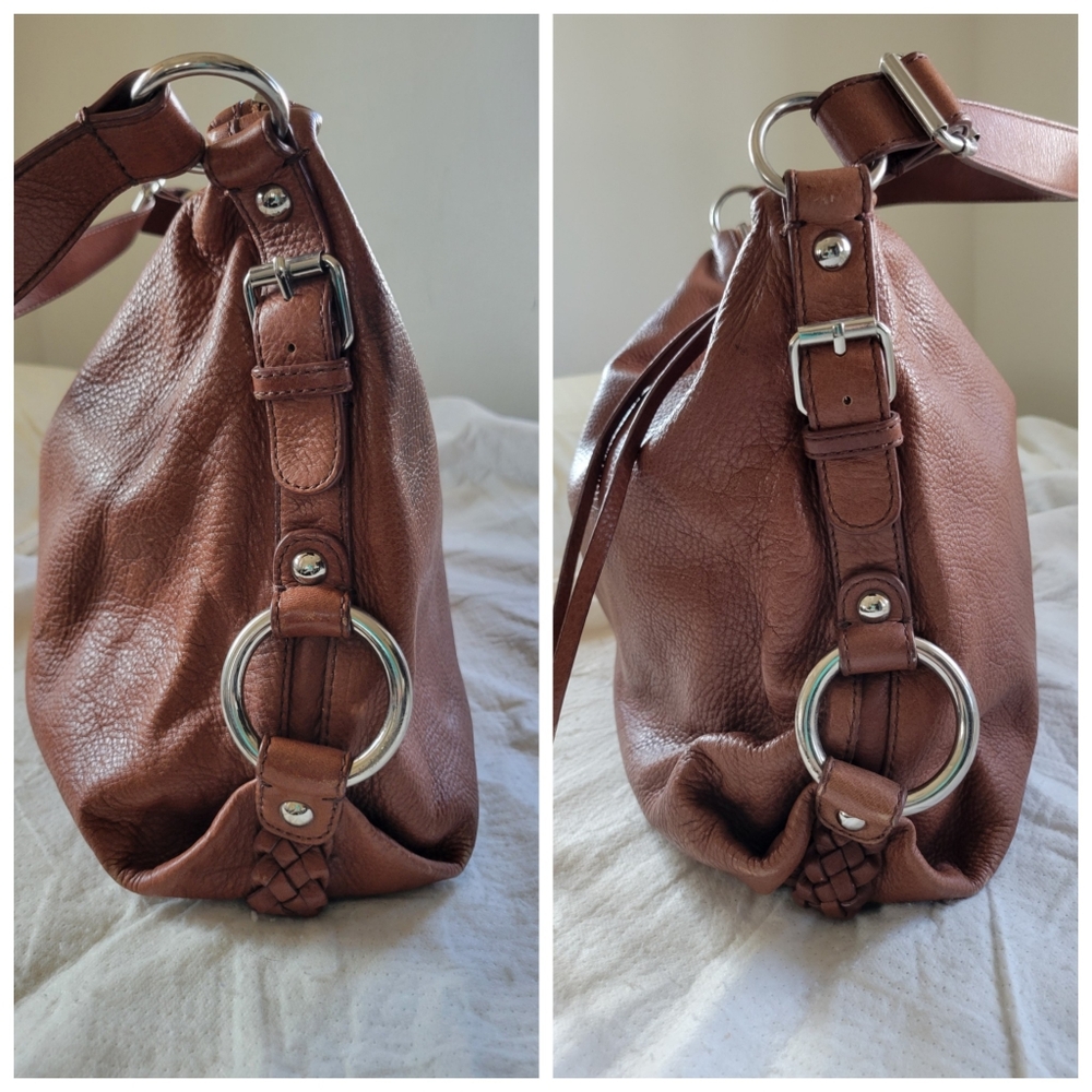 Banana Republic | Brown Slouchy Leather Hobo Shoulder Bag (XL) - Picture 8 of 13